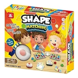 Juego Didáctico Shape Matching Con Timbre Y Tarjetas Mesa