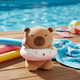 Peluche Animalitos Squishy Capibara Con Flotante Phi Phi Toys