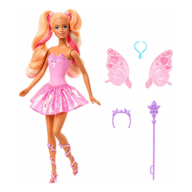 Muñeca Barbie Hada Con Alas Cambia Color Con Varita Mattel