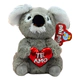 Peluche De Animales Con Corazon Metalizado De 22cm De Altura