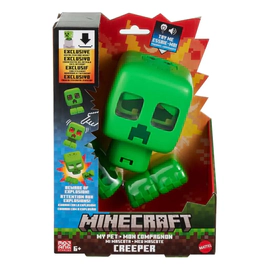 Figura Minecraft Creeper Cargado Mattel Con Luces Y Sonidos