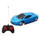Auto Deportivo De Carrera Con Aleron A Radio Control Azul