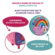 Mochila Escolar Carro 12 Peppa Pig Arcoiris Surtido Wabro