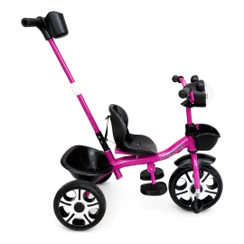 Triciclo Premium Reforzado Infantil Con Luz Y Triple Canasto