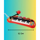 Piano Organo Teclado Musical Niños Cn Asiento Luces Y Sonido