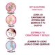 Set Bijouterie Corazon Rosa Completo Para Nenas 2688 Piezas