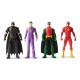 Set De Figuras De Acción De Batman Y Amigos, 4 Piezas Multicolor
