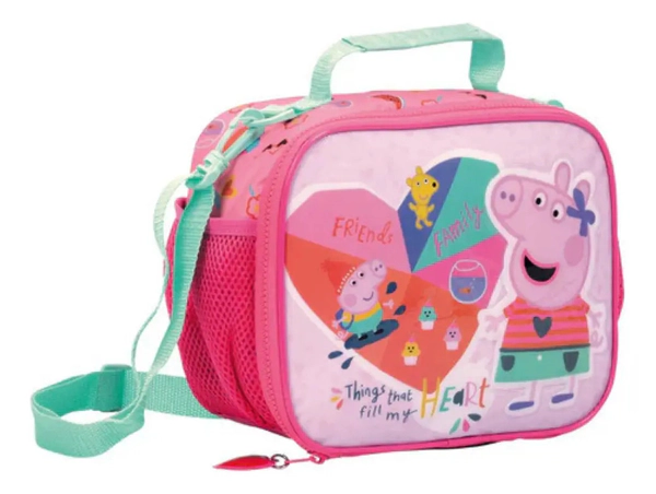 Lunchera Termica Escolar Infantil Peppa Pig Surtido Wabro