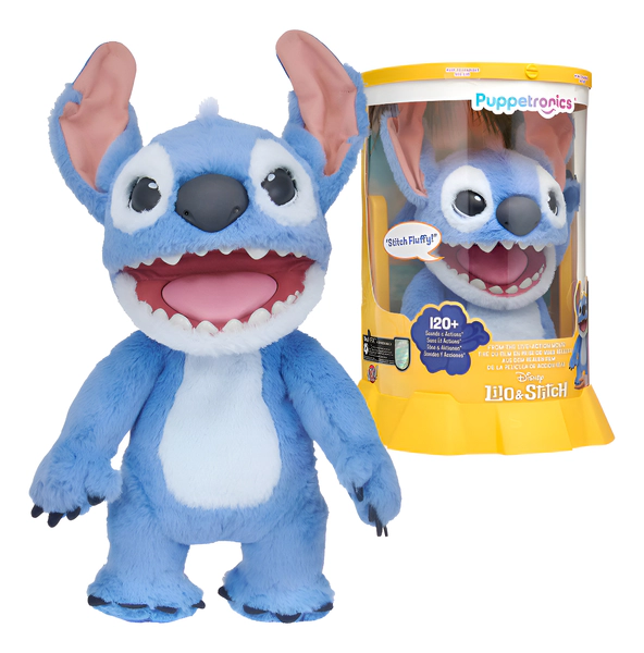 Peluche De Stitch Angel Puppetronic 35cm Interactivo Wabro