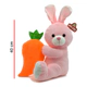 Peluche Conejo Con Zanahoria Suave 40cm Phi Phi Toys