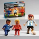Muñecos Flokys Campeones Del Mundo 3 Figuras + Arco