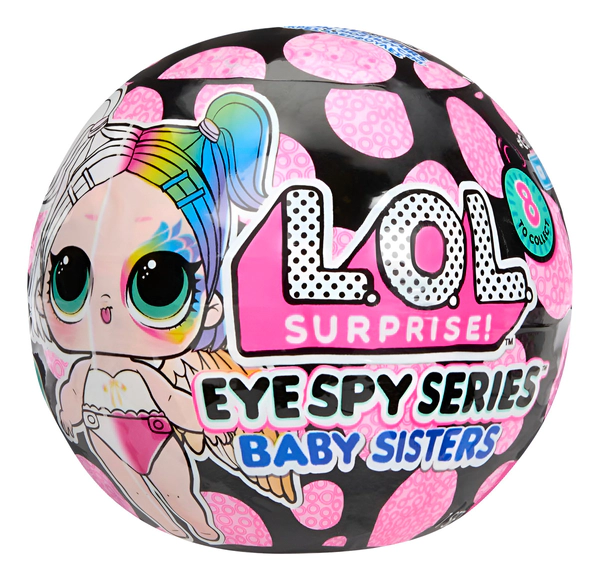 Muñeca Lol Surprise Spy Series Baby Sisters Cambia De Color