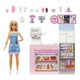 Muñeca Barbie Set De Diversión En La Cafetería Coffee Shop