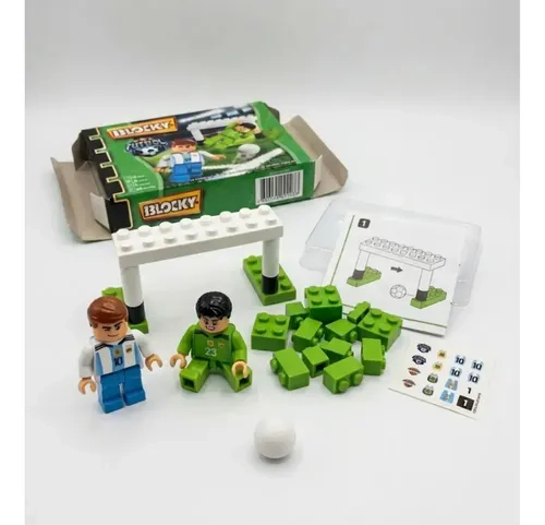 Muñeco Blocky Campeones Del Mundo Futbol Penales