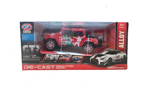 Camioneta 4x4 De Monster Metalica Escala 1:43 Pullback