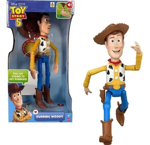 Muñeco Toy Story 5 Figura Woody Veloz Frases Sonidos Mattel