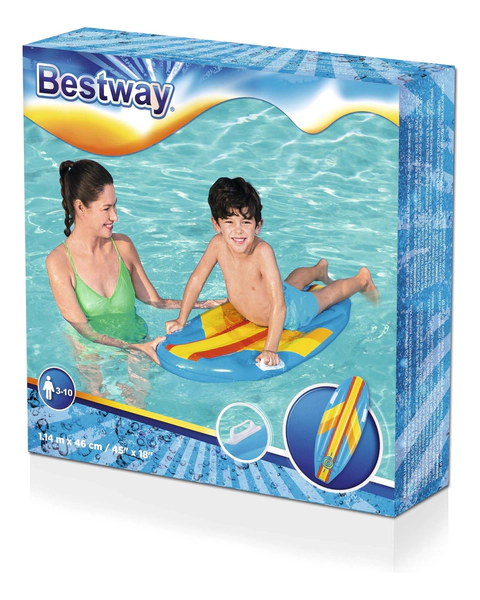 Tabla De Surf Inflable Infantil 114x46cm Bestway