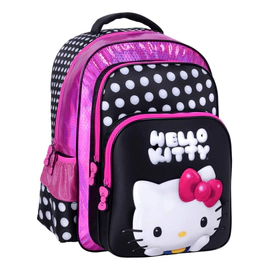 Hello Kitty Balloon Mochila Lunares 17 Espalda Escuela Negro
