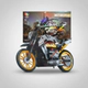 Moto Armable Bloques De Construccion 447 Piezas Motorcycle