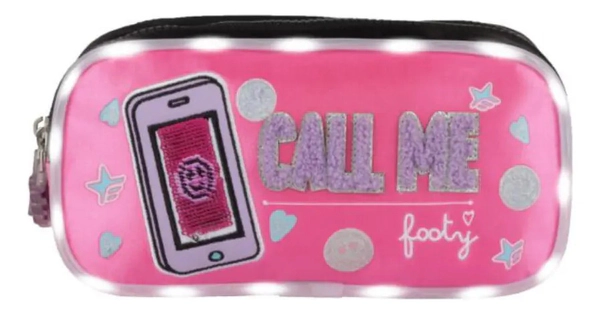 Cartuchera Escolar Footy Con Lentejuelas Reversibles F21042