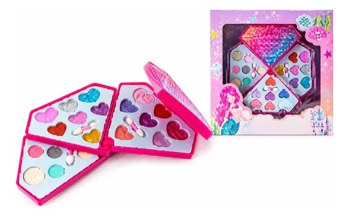 Set De Maquillaje Infantil Beauty Forma De Diamante Belleza