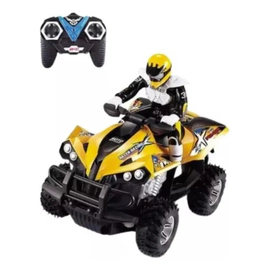 Cuatriciclo Con Piloto A Radio Control Escala 1:12