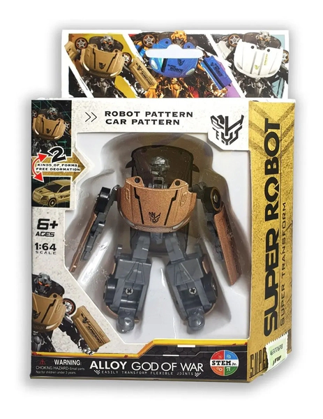 Transformers Auto Convertible Escala 1:64, 10 Cm De Alto