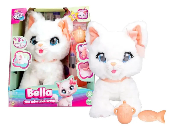 Gatita Bella Interactivo Camina Con Sensor Y Sonidos