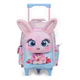 Mochila Escolar Chimola Carrito 14 Pulgadas Bunny Conejito