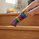 Resorte Arcoiris Metálico Juguete Antiestrés Espiral Grande
