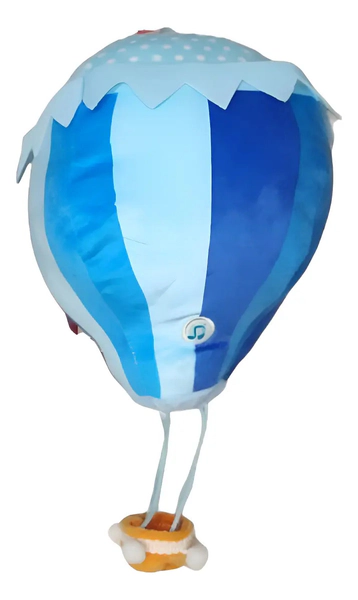 Móvil Para Bebé Recién Nacido Globo Aerostático Luz Sonido