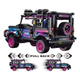 Camioneta De Bloques 4x4 Pull Back Estilo Punk Off-road