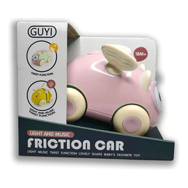 Auto A Fricción Animalitos Para Bebé Con Luz Y Melodías !