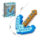 Espada De Juguete Pixel 3d Para Armar 21 Piezas Minecraft Azul Acero