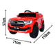 Auto A Batería Toyota 12v Control Remoto Padres Luz Sonido ROJO