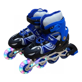 Patin Roller Extensible 4ruedas Luminosas Con 3 Modos De Uso