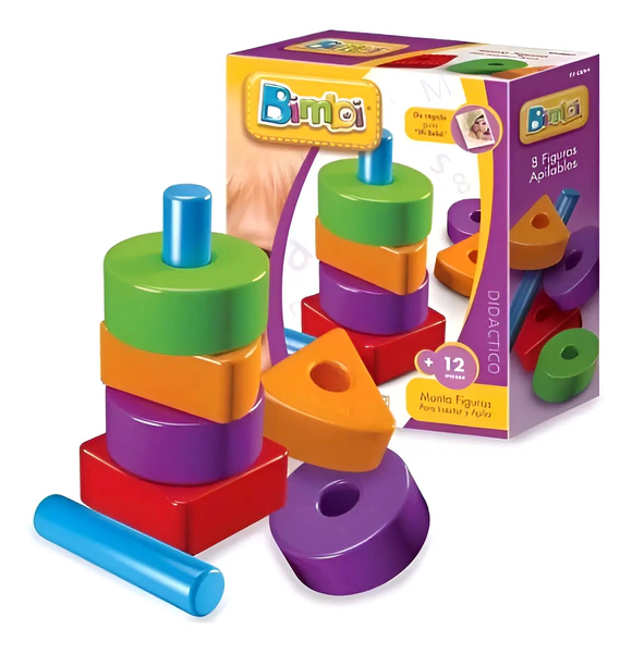 Monta Figuras Bimbi - 8 Piezas Apilables