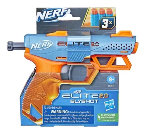 Pistola Nerf Elite 2.0 Slishot Lanzador + 3 Dardos Hasbro