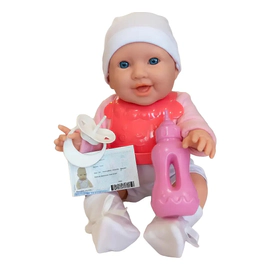 Bebe Reborn Realista 40 Cm Con Accesorios Y Cert Nacimiento