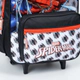 Mochila Escolar Carro 16 Pulgadas Spiderman Arañas Wabro Azul Geométrico