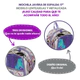 Mochila Escolar Lentejuelas Metalizada De Espalda 17' Zaphir