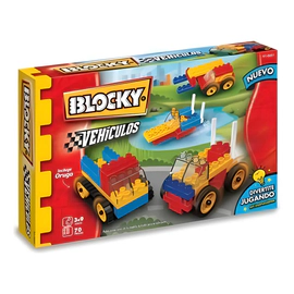 Blocky Vehículos 2 70 Piezas Para Armar Bloques