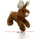 Peluche Conejo Echado Suave 40cm Phi Phi Toys