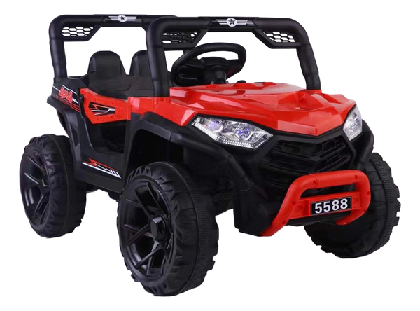 Camioneta Jepp Batería 6v Control Remoto Sonido Y Luces Auto