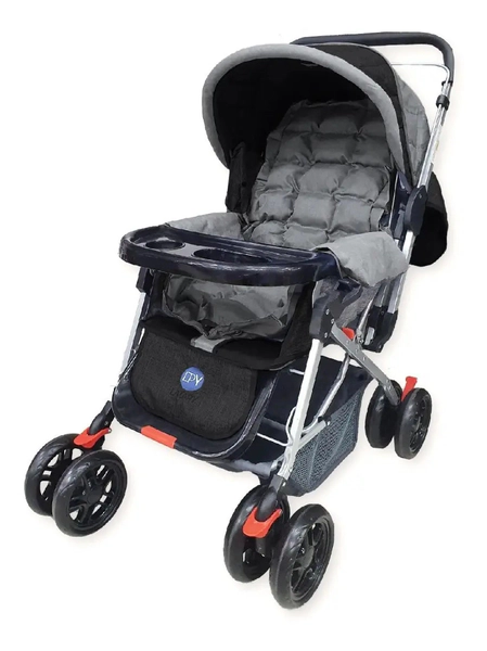 Cochecito Coche Cuna De Paseo Con Manija Rebatible Piedi