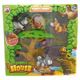 Set Animalitos De Juguete Con Cabaña Tipo Playmobil