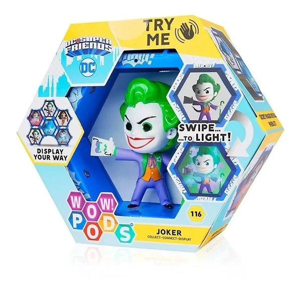 Figura Luminosa Wow! Pod De Jocker Original Dc