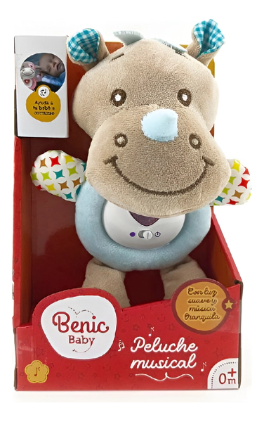 Peluche Musical Con Luz Suave Y Música Para Bebé De Apego
