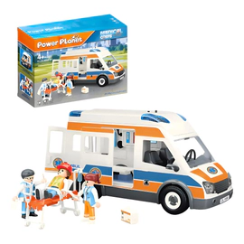 Playset Doctores Medicos C/ambulancia Luz Y Sonido
