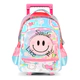 Mochila Con Carro Footy Con Luz Led Y Cierre Reforzado